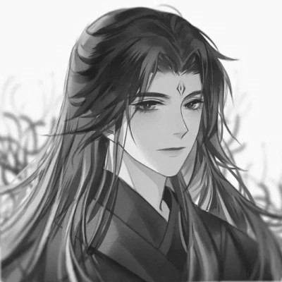 黑白古风男生头像高清，精选好看的水墨风侠客 / 书生头像图片合集 男生头像 第1张