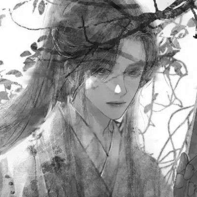 黑白古风男生头像高清，精选好看的水墨风侠客 / 书生头像图片合集 男生头像 第14张