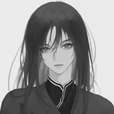 黑白古风男生头像高清，精选好看的水墨风侠客 / 书生头像图片合集 男生头像 第23张