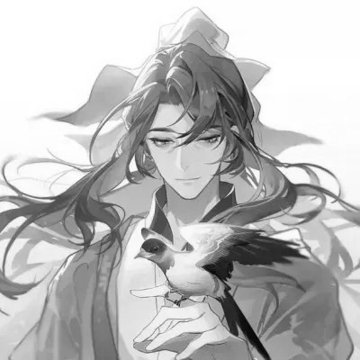 黑白古风男生头像高清，精选好看的水墨风侠客 / 书生头像图片合集 男生头像 第21张