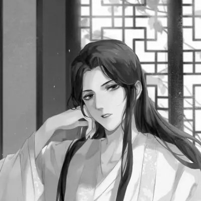 黑白古风男生头像高清，精选好看的水墨风侠客 / 书生头像图片合集 男生头像 第26张