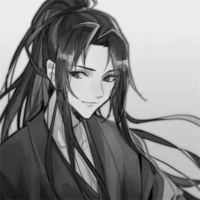 黑白古风男生头像高清，精选好看的水墨风侠客 / 书生头像图片合集 男生头像 第34张