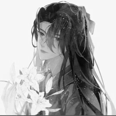 黑白古风男生头像高清，精选好看的水墨风侠客 / 书生头像图片合集 男生头像 第32张