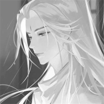 黑白古风男生头像高清，精选好看的水墨风侠客 / 书生头像图片合集 男生头像 第27张