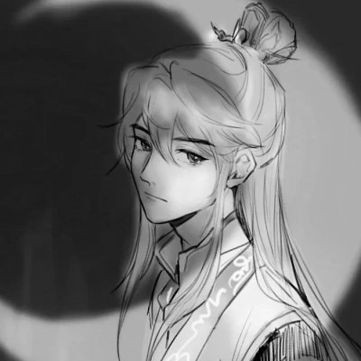 黑白古风男生头像高清，精选好看的水墨风侠客 / 书生头像图片合集 男生头像 第25张