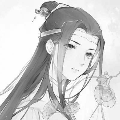 黑白古风男生头像高清，精选好看的水墨风侠客 / 书生头像图片合集 男生头像 第44张