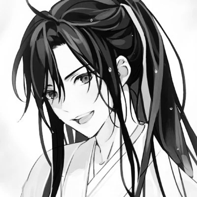 黑白古风男生头像高清，精选好看的水墨风侠客 / 书生头像图片合集 男生头像 第70张