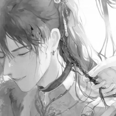 黑白古风男生头像高清，精选好看的水墨风侠客 / 书生头像图片合集 男生头像 第72张