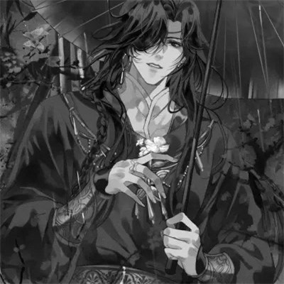 黑白古风男生头像高清，精选好看的水墨风侠客 / 书生头像图片合集 男生头像 第85张