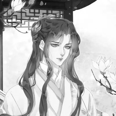 黑白古风男生头像高清，精选好看的水墨风侠客 / 书生头像图片合集 男生头像 第89张