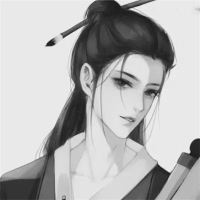 超酷古风黑白系动漫武侠男生头像来袭 男生头像 第9张