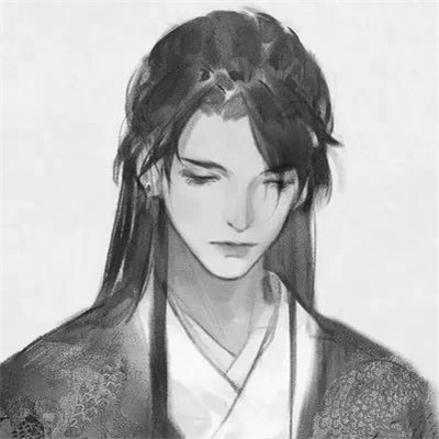 超酷古风黑白系动漫武侠男生头像来袭 男生头像 第94张