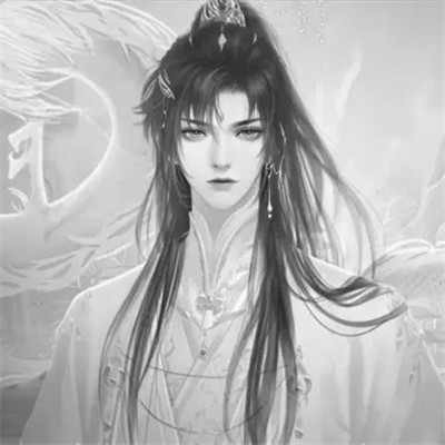 超帅的黑白古风男生头像，被帅晕 男生头像 第15张