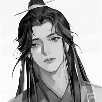 超帅的黑白古风男生头像，被帅晕 男生头像 第21张