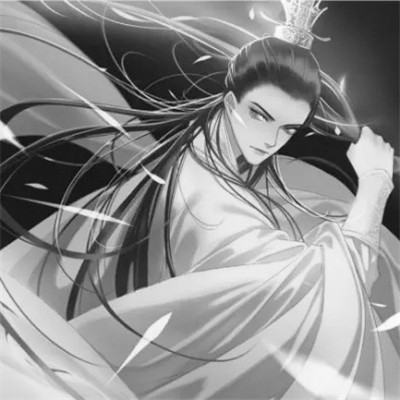 超帅的黑白古风男生头像，被帅晕 男生头像 第27张