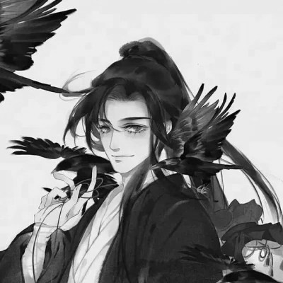 超帅的黑白古风男生头像，被帅晕 男生头像 第23张