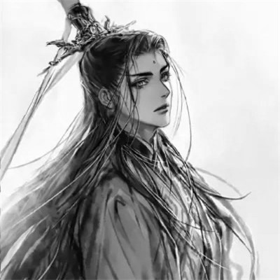 超帅的黑白古风男生头像，被帅晕 男生头像 第24张