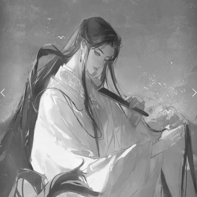 超帅的黑白古风男生头像，被帅晕 男生头像 第60张