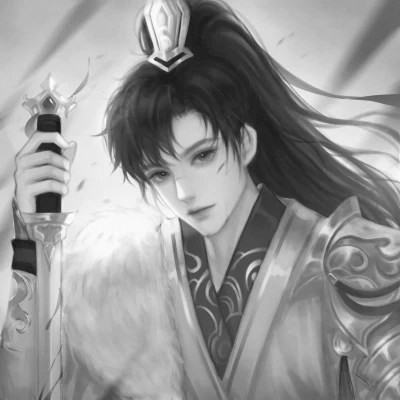 超帅的黑白古风男生头像，被帅晕 男生头像 第62张