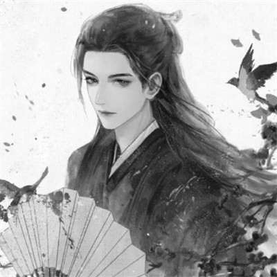 超帅的黑白古风男生头像，被帅晕 男生头像 第96张