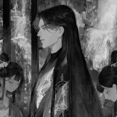 超帅的黑白古风男生头像，被帅晕 男生头像 第90张