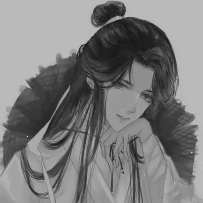被黑白古风漫画男生头像狠狠拿捏 男生头像 第6张