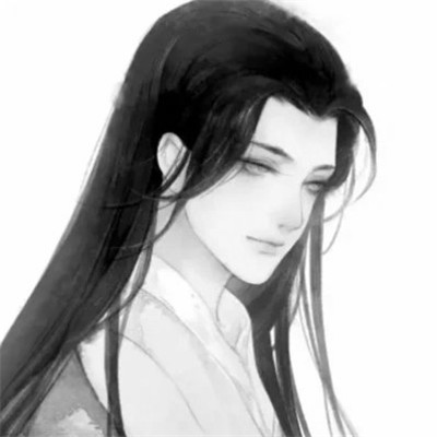 被黑白古风漫画男生头像狠狠拿捏 男生头像 第4张