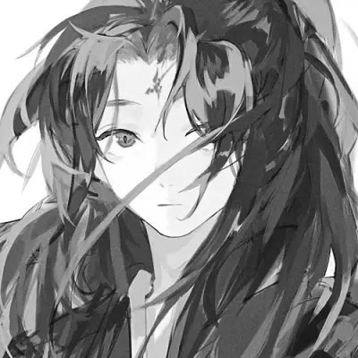 被黑白古风漫画男生头像狠狠拿捏 男生头像 第12张