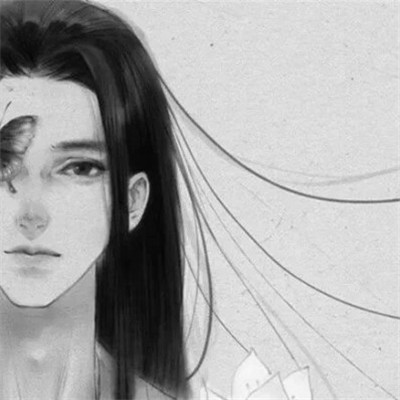 被黑白古风漫画男生头像狠狠拿捏 男生头像 第23张
