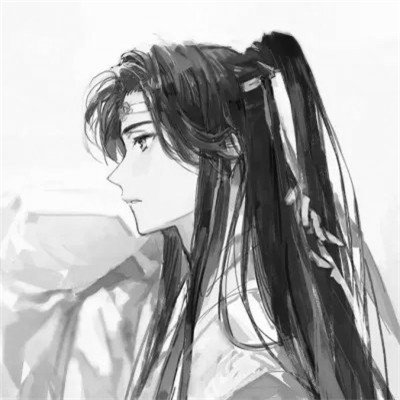 被黑白古风漫画男生头像狠狠拿捏 男生头像 第13张