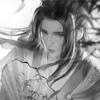 被黑白古风漫画男生头像狠狠拿捏 男生头像 第16张