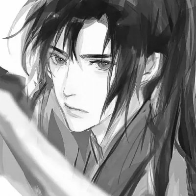 被黑白古风漫画男生头像狠狠拿捏 男生头像 第21张