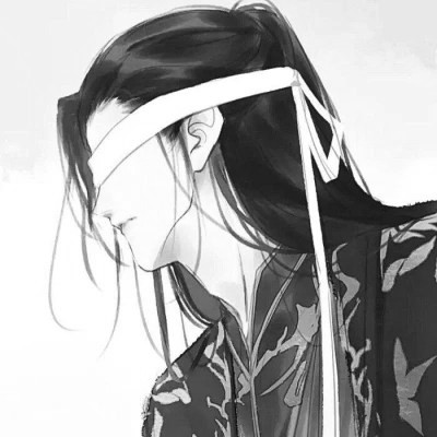 被黑白古风漫画男生头像狠狠拿捏 男生头像 第29张