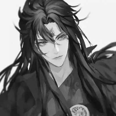 被黑白古风漫画男生头像狠狠拿捏 男生头像 第33张
