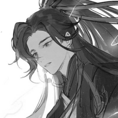 被黑白古风漫画男生头像狠狠拿捏 男生头像 第55张