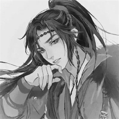被黑白古风漫画男生头像狠狠拿捏 男生头像 第60张