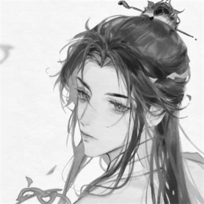 被黑白古风漫画男生头像狠狠拿捏 男生头像 第82张