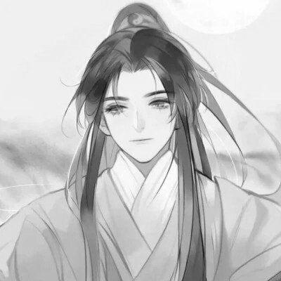 超绝！古风小众黑白男生头像来袭 男生头像 第34张