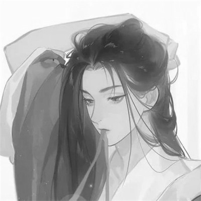 超绝！古风小众黑白男生头像来袭 男生头像 第42张