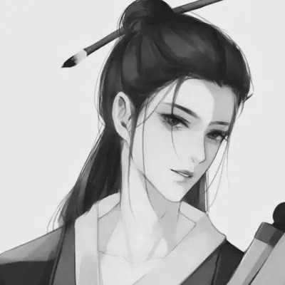 超绝！古风小众黑白男生头像来袭 男生头像 第46张