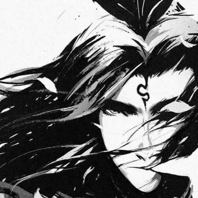 超绝！古风小众黑白男生头像来袭 男生头像 第53张