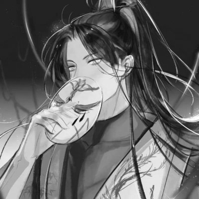 超绝！古风小众黑白男生头像来袭 男生头像 第74张