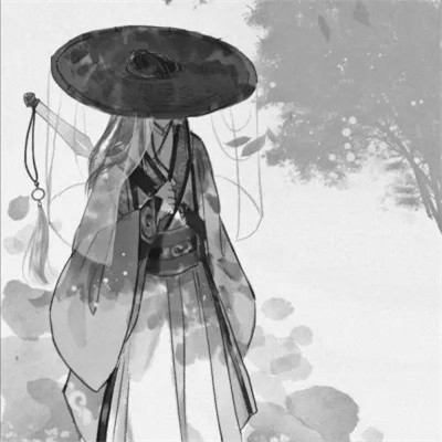 古风黑白动漫帅哥头像大全 男生头像 第87张