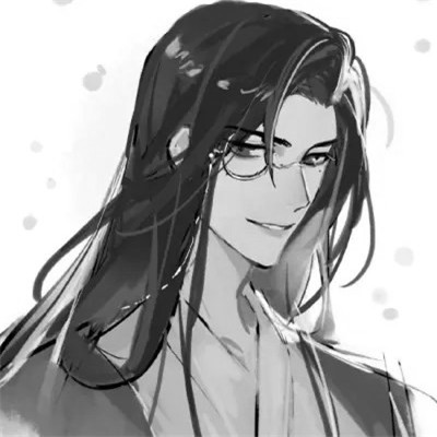 古风黑白漫画男生头像合集：水墨风侠客 / 书生 / 江湖少年插画素材 男生头像 第67张