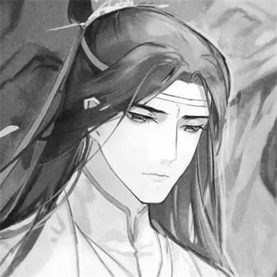 古风黑白漫画男生头像合集：水墨风侠客 / 书生 / 江湖少年插画素材 男生头像 第94张