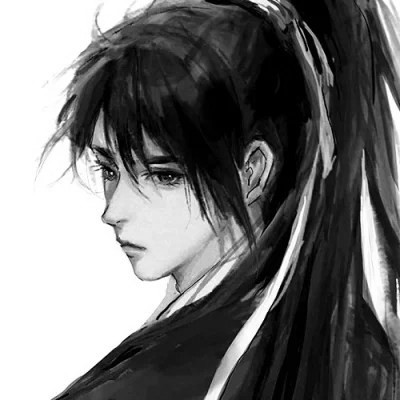 古风黑白漫画男生头像合集:水墨风侠客 / 书生 / 江湖少年插画素材 男生头像 第100张 古风黑白漫画男生头像合集:水墨风侠客 / 书生 / 江湖少年插画素材 男生头像 第100张