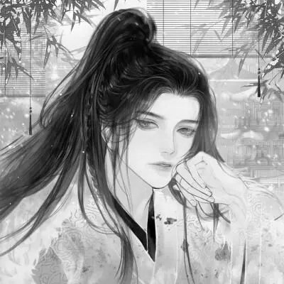 超帅古风黑白男生头像来袭 男生头像 第53张
