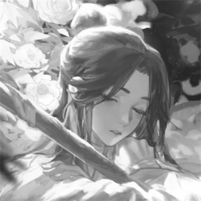 100张男生高清古风黑白头像合集 男生头像 第18张