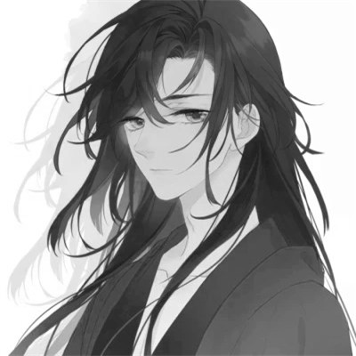 100张男生高清古风黑白头像合集 男生头像 第26张