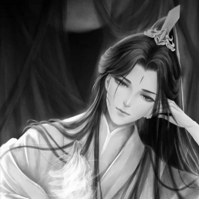 100张男生高清古风黑白头像合集 男生头像 第37张